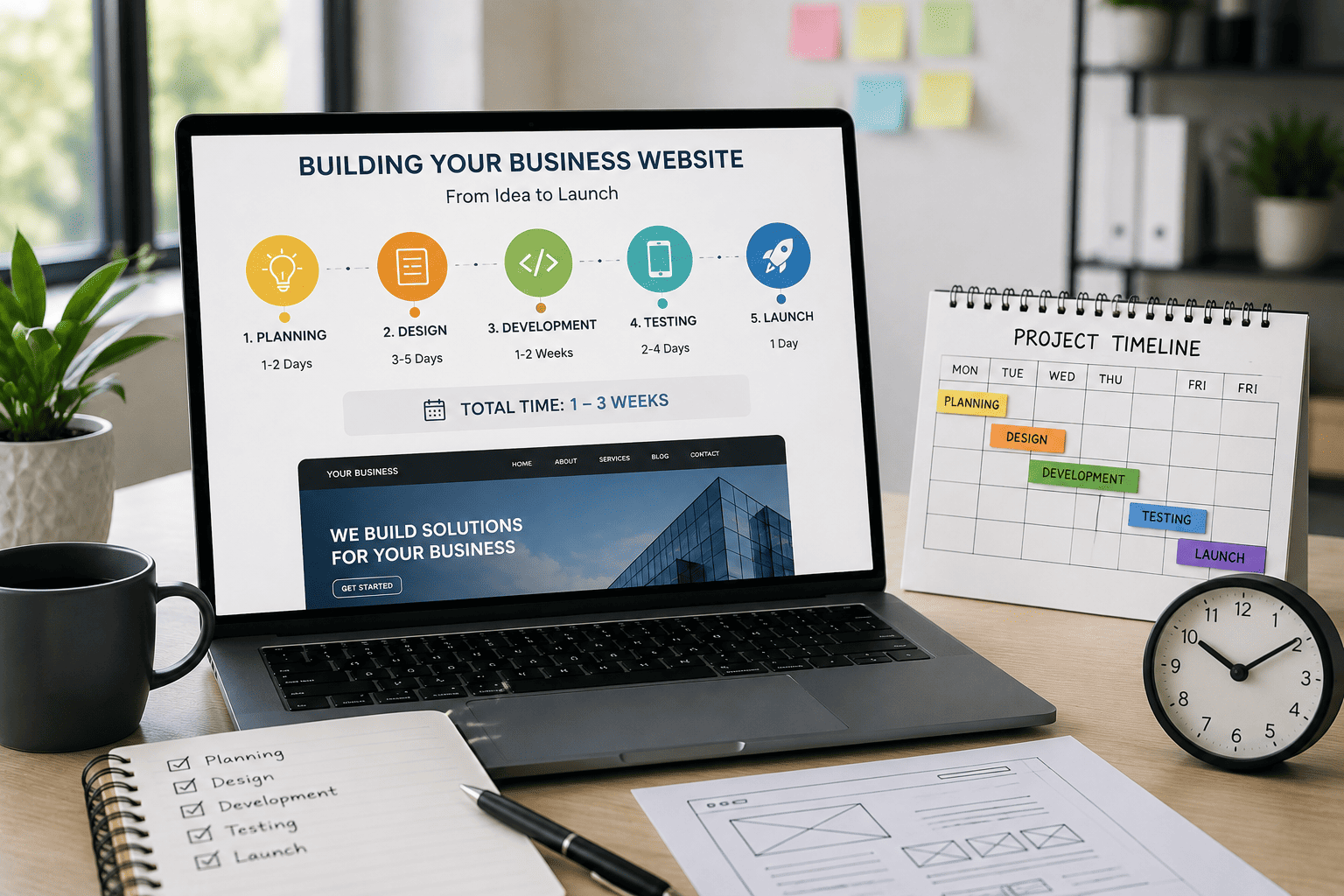How Long Does It Take to Build a Business Website?
