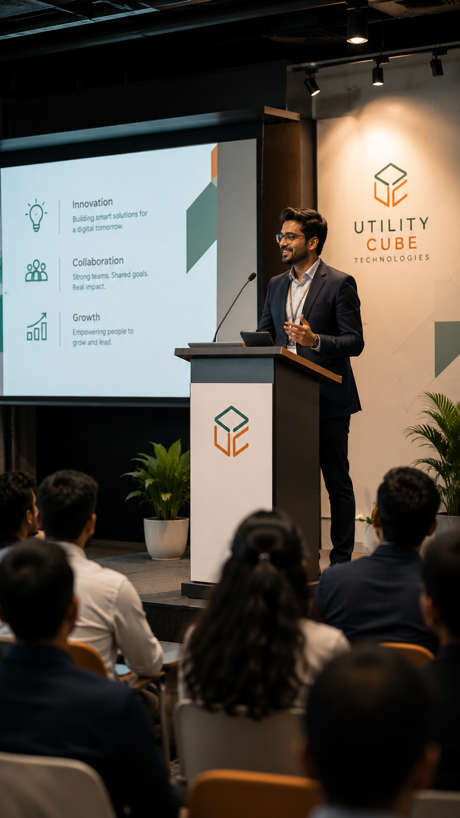 Team collaboration at Utility Cube Technologies